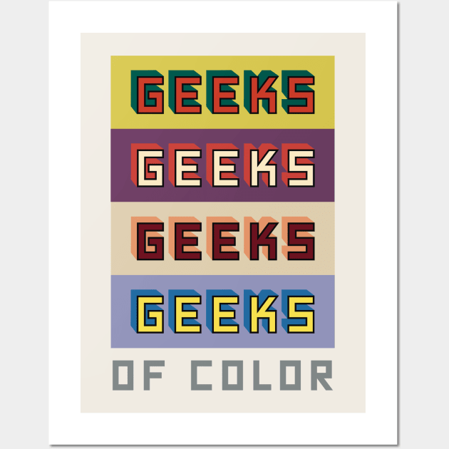 The Retro Tee – Self-Titled Collection Wall Art by geeksofcolor